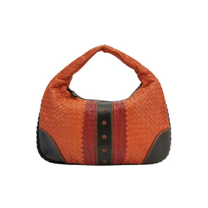 Bottega Veneta Intrecciato Multicolor Woven Hobo Bag