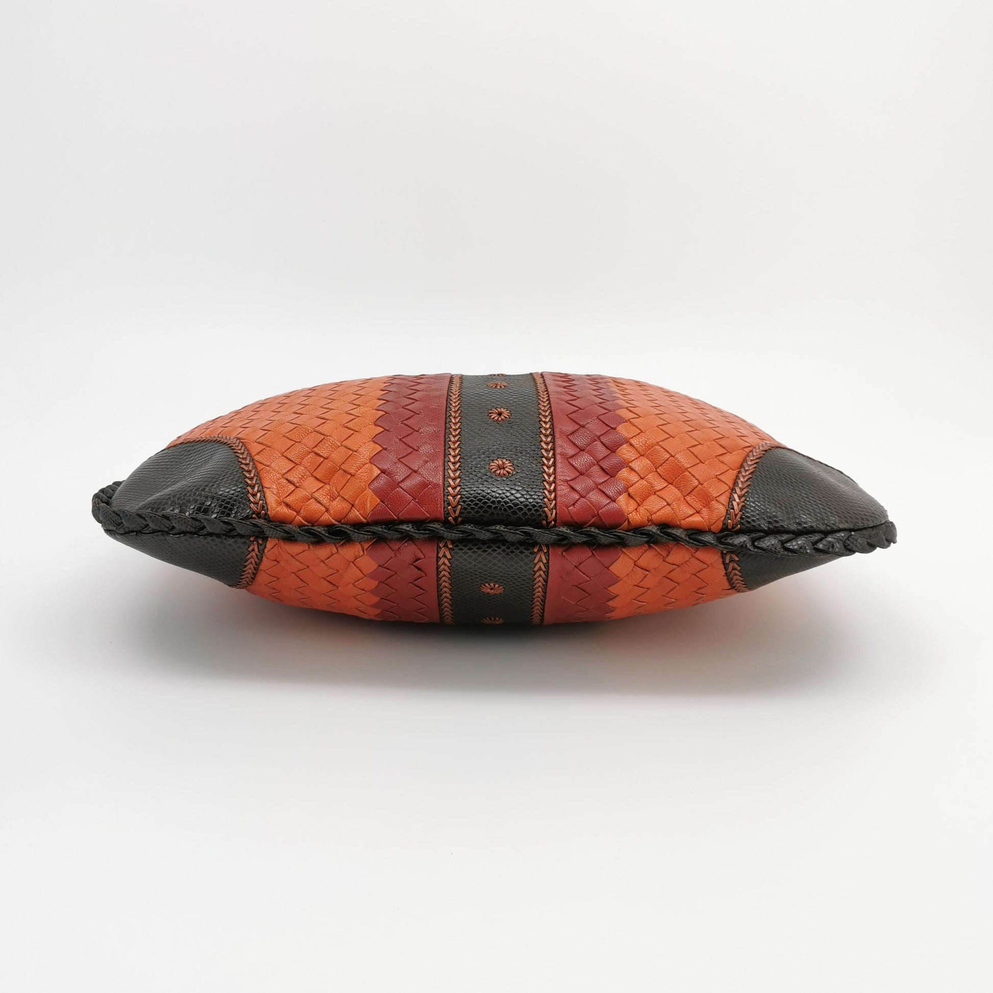 Bottega Veneta Intrecciato Multicolor Woven Hobo Bag