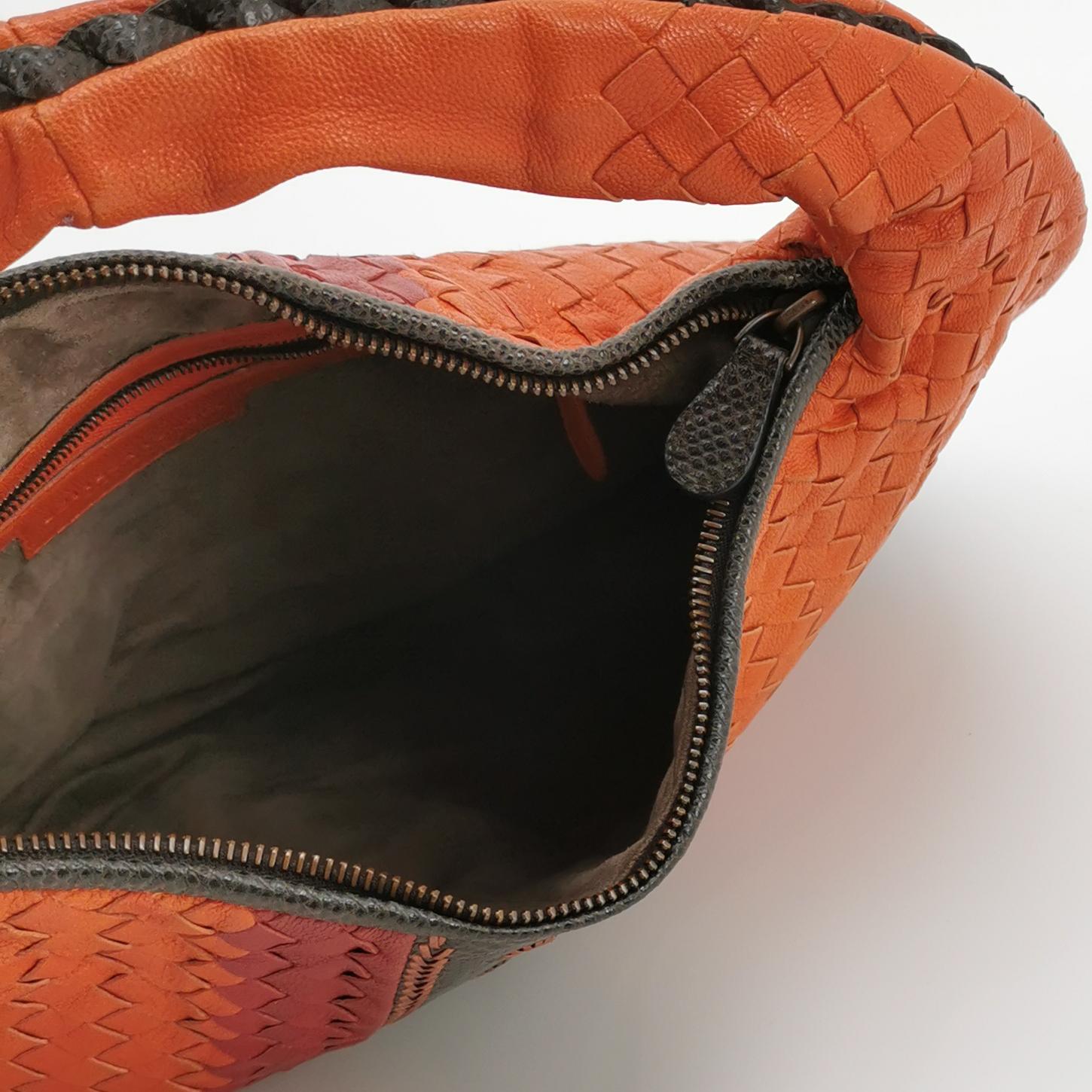 Bottega Veneta Intrecciato Multicolor Woven Hobo Bag