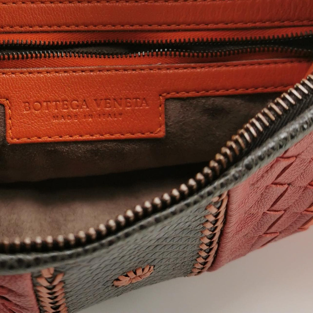Bottega Veneta Intrecciato Multicolor Woven Hobo Bag