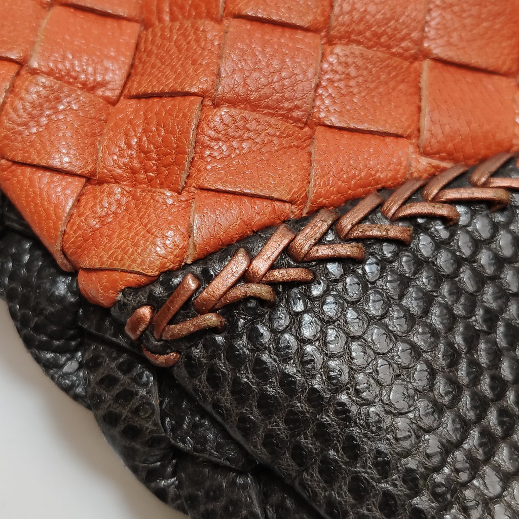 Bottega Veneta Intrecciato Multicolor Woven Hobo Bag