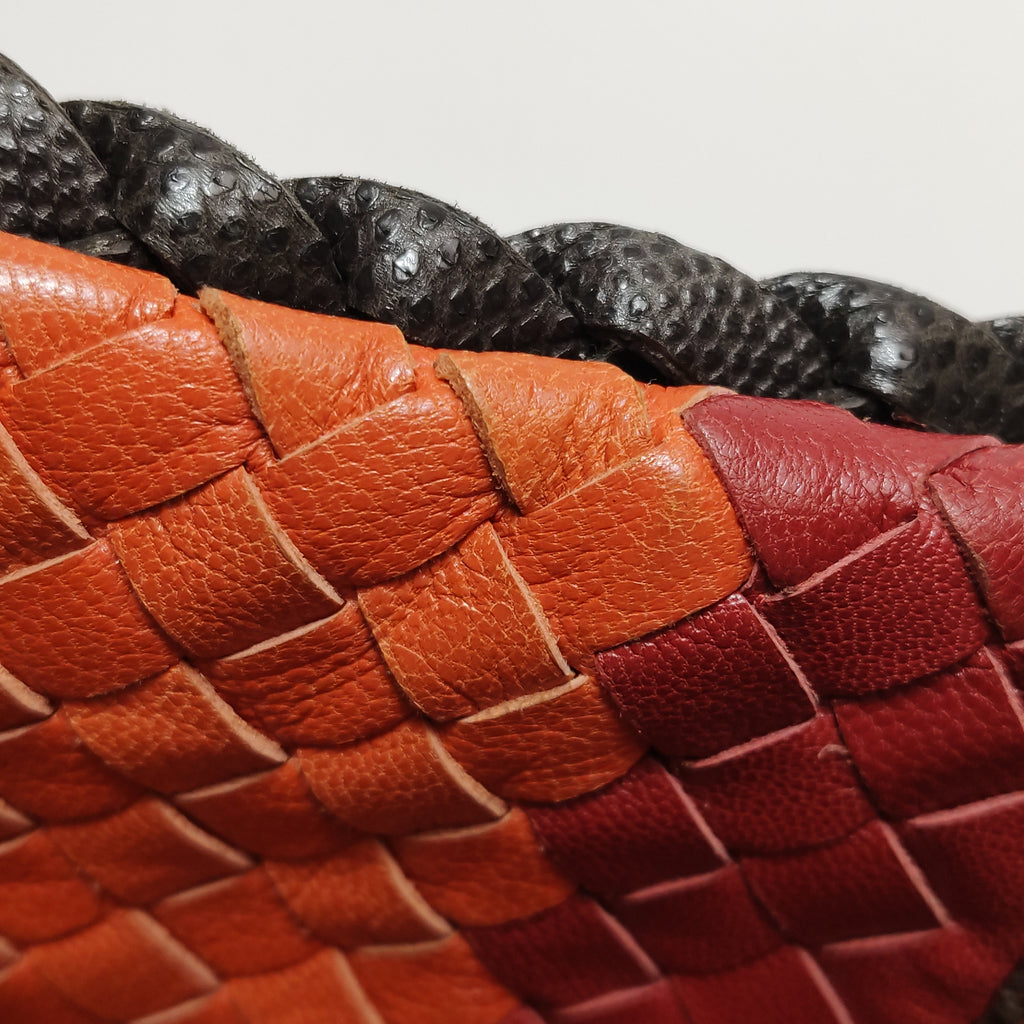 Bottega Veneta Intrecciato Multicolor Woven Hobo Bag