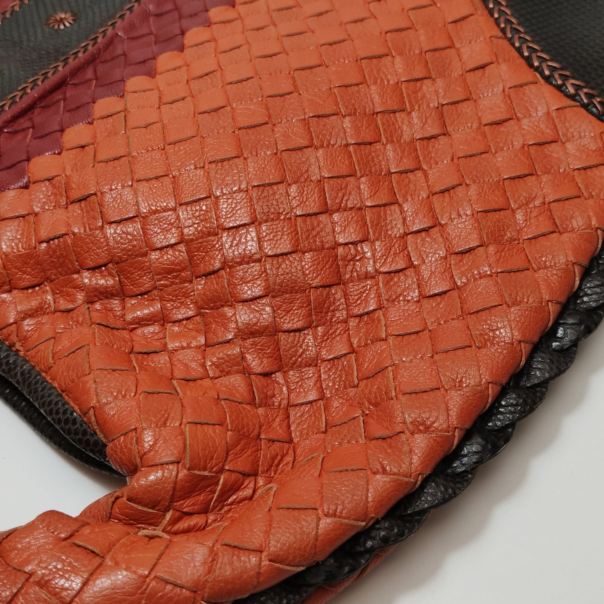Bottega Veneta Intrecciato Multicolor Woven Hobo Bag