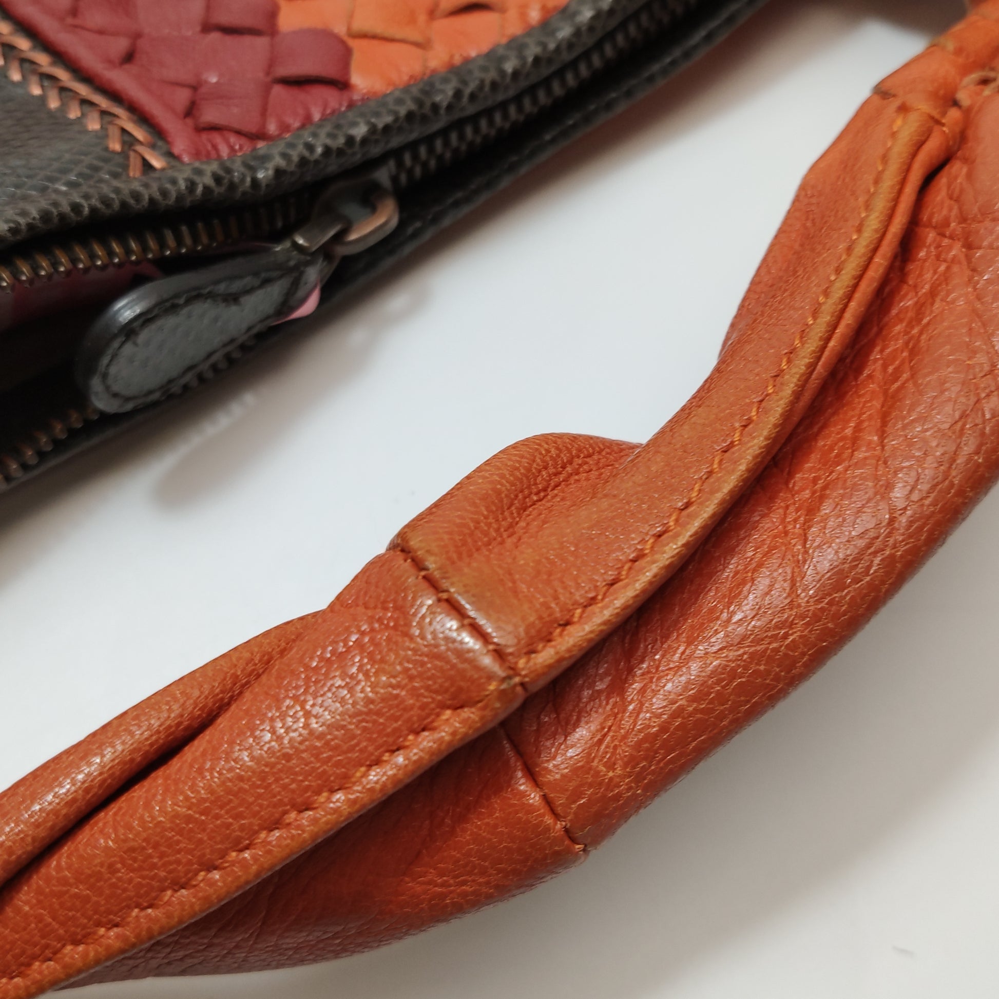 Bottega Veneta Intrecciato Multicolor Woven Hobo Bag