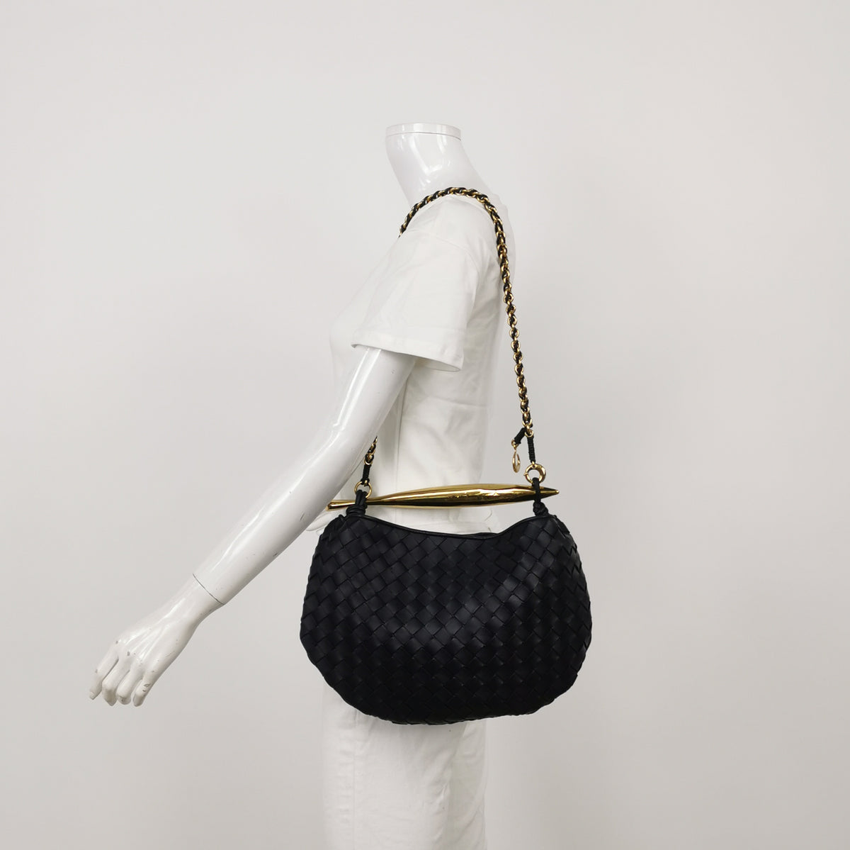 Bottega Veneta Sardine Chain Black