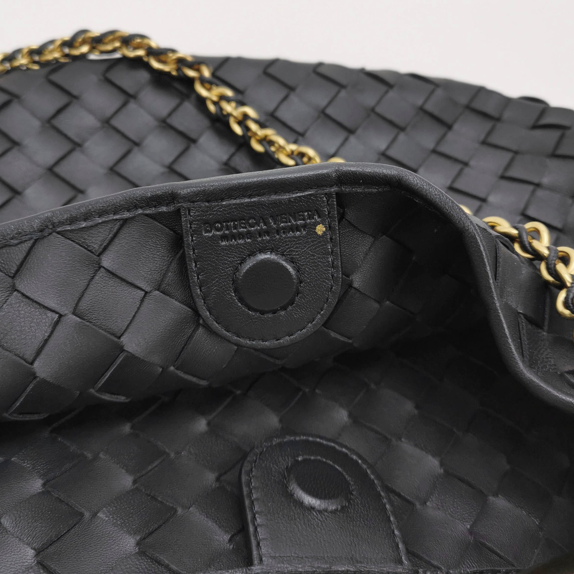 Bottega Veneta Sardine Chain Black