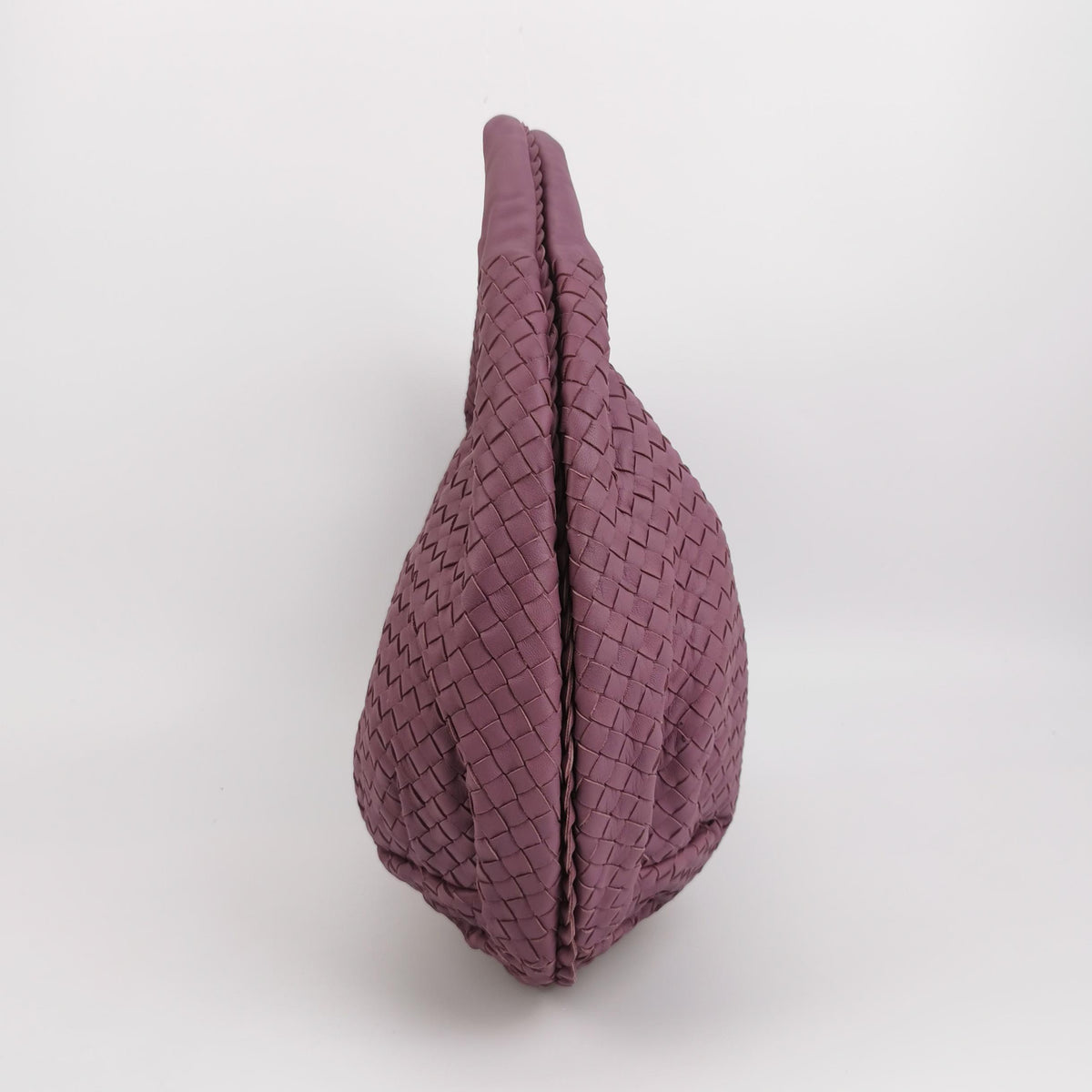 Bottega Veneta Inrecciato Belly Hobo Purple 45cm