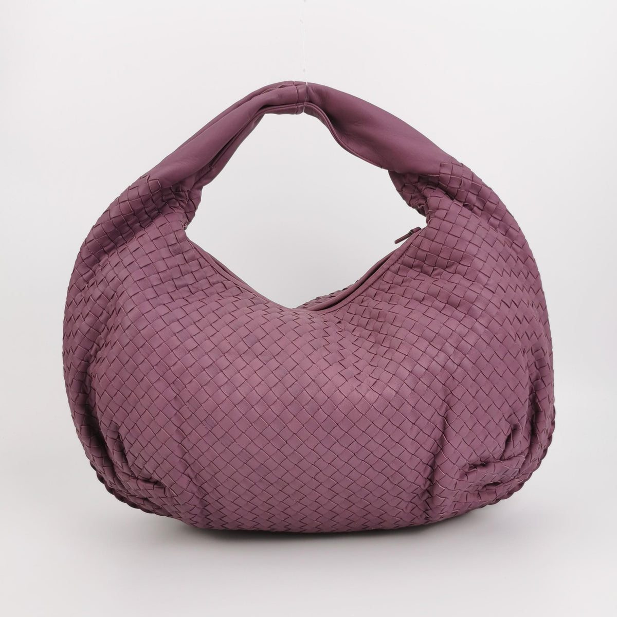 Bottega Veneta Inrecciato Belly Hobo Purple 45cm
