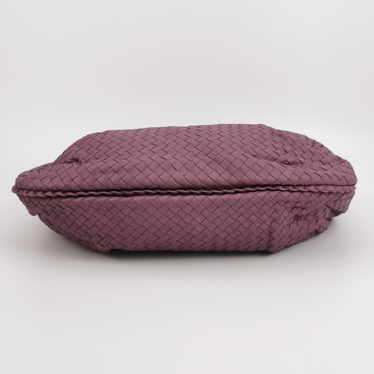 Bottega Veneta Inrecciato Belly Hobo Purple 45cm