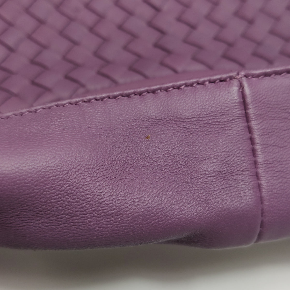 Bottega Veneta Inrecciato Belly Hobo Purple 45cm