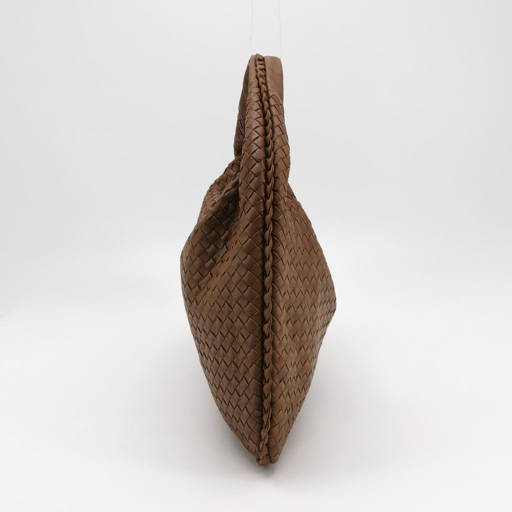 Bottega Veneta Intrecciato Hobo Brown