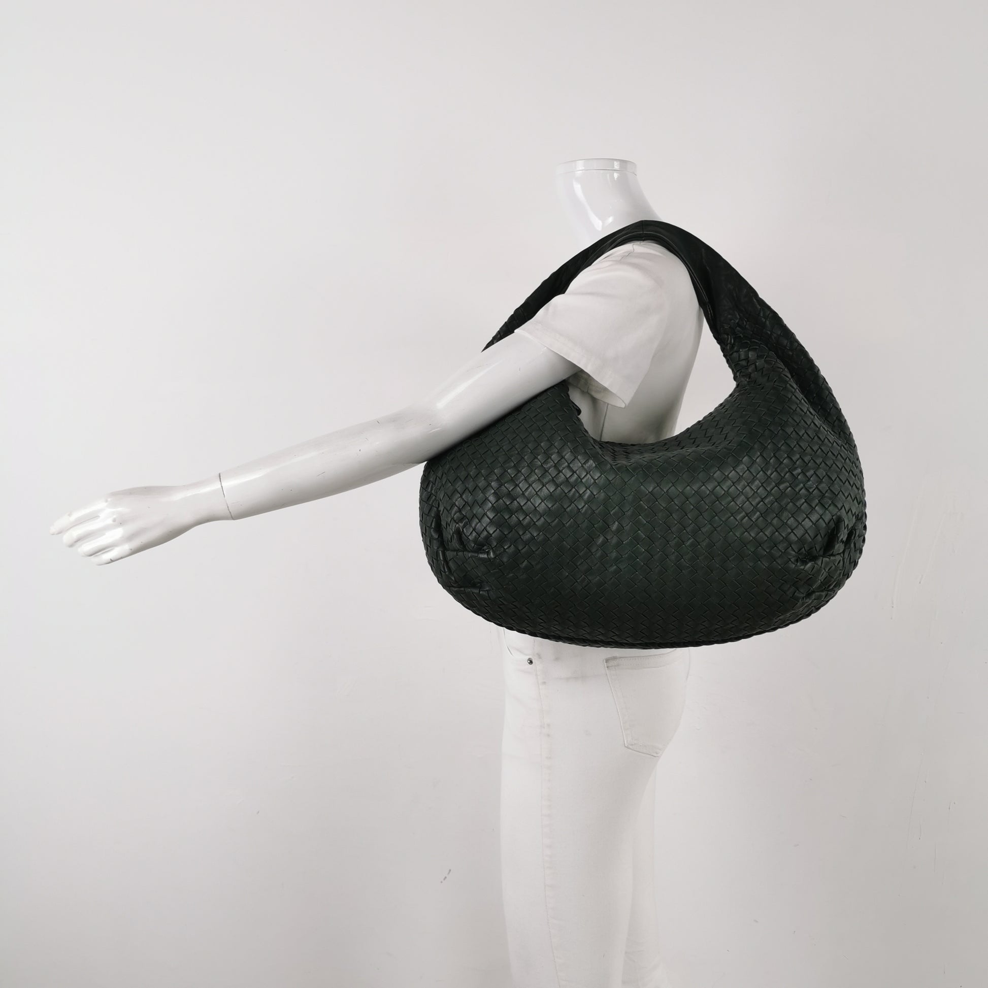 Bottega Veneta Belly Hobo Dark Green