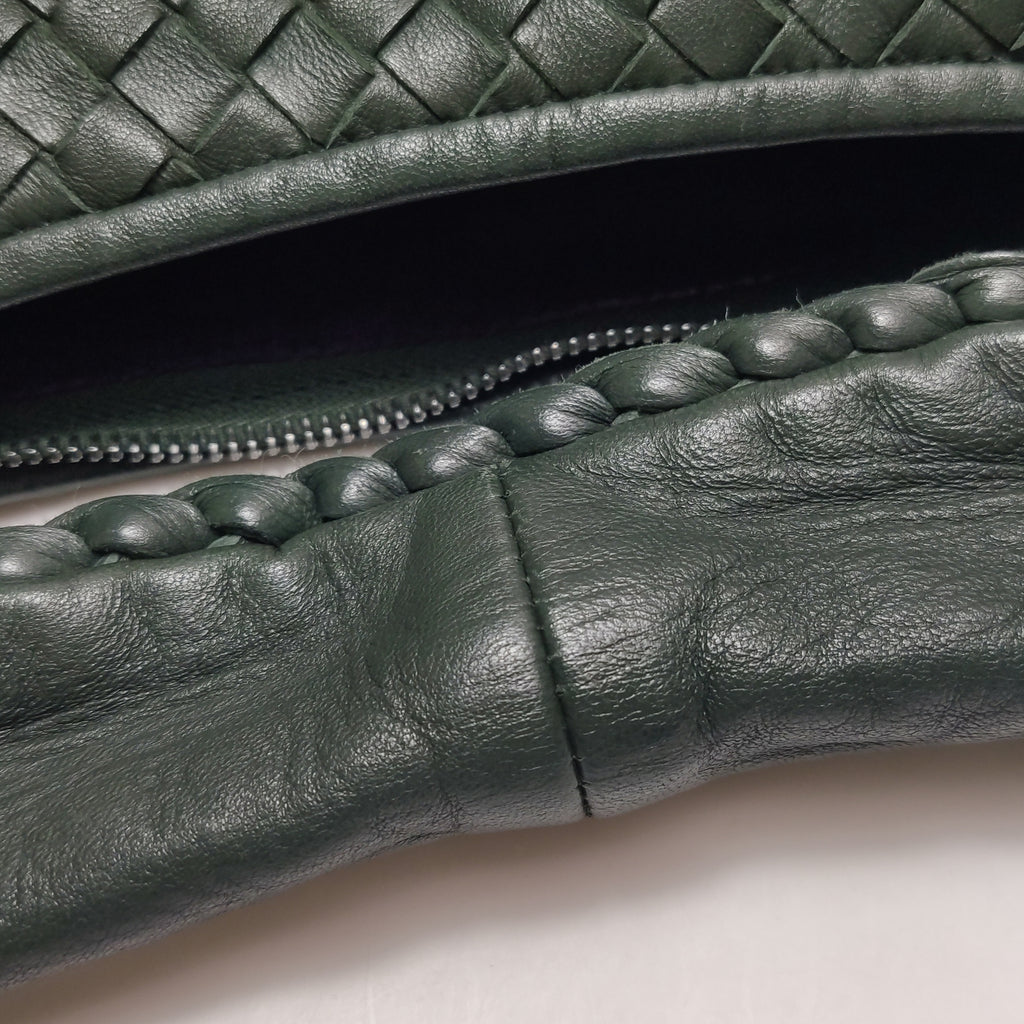 Bottega Veneta Belly Hobo Dark Green