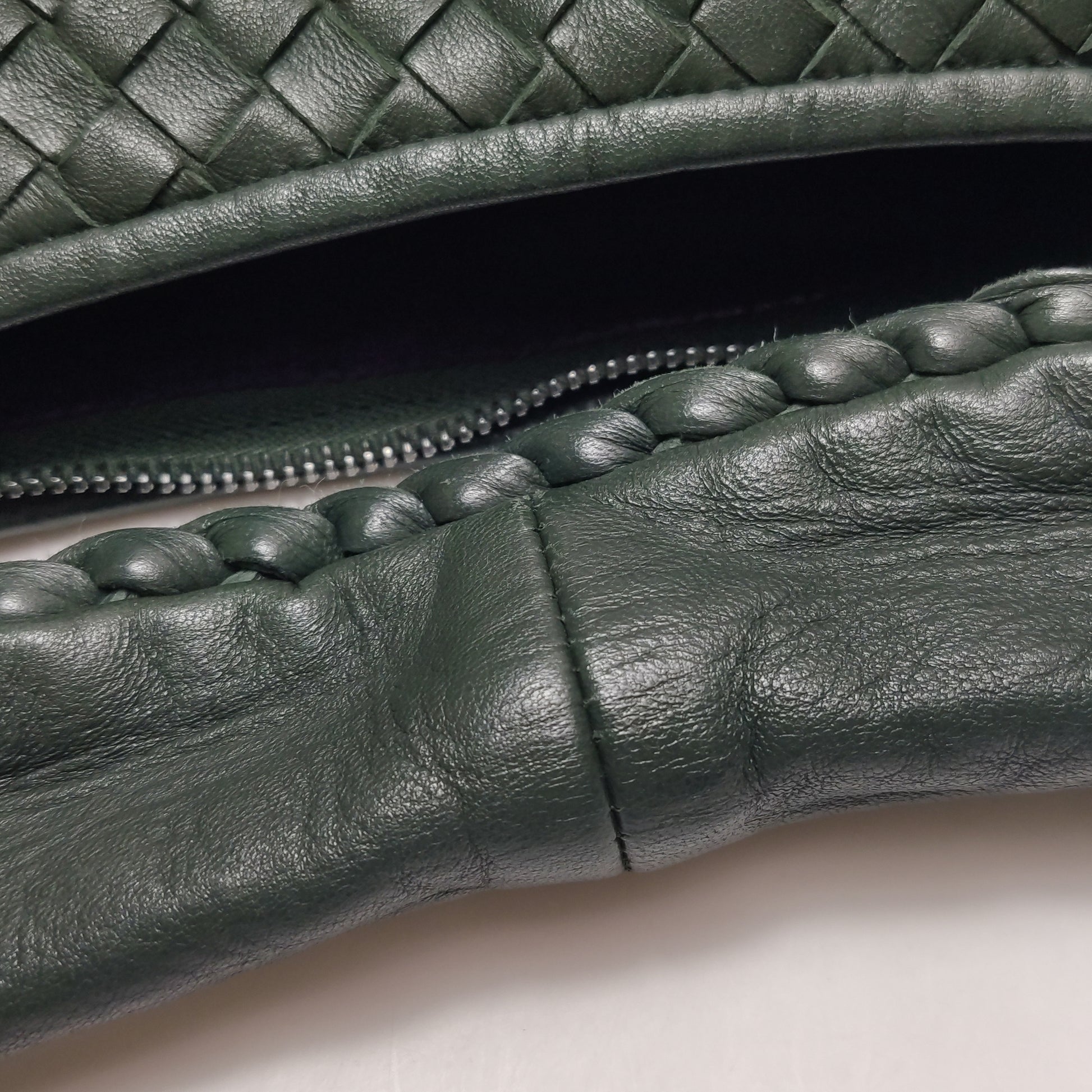Bottega Veneta Belly Hobo Dark Green