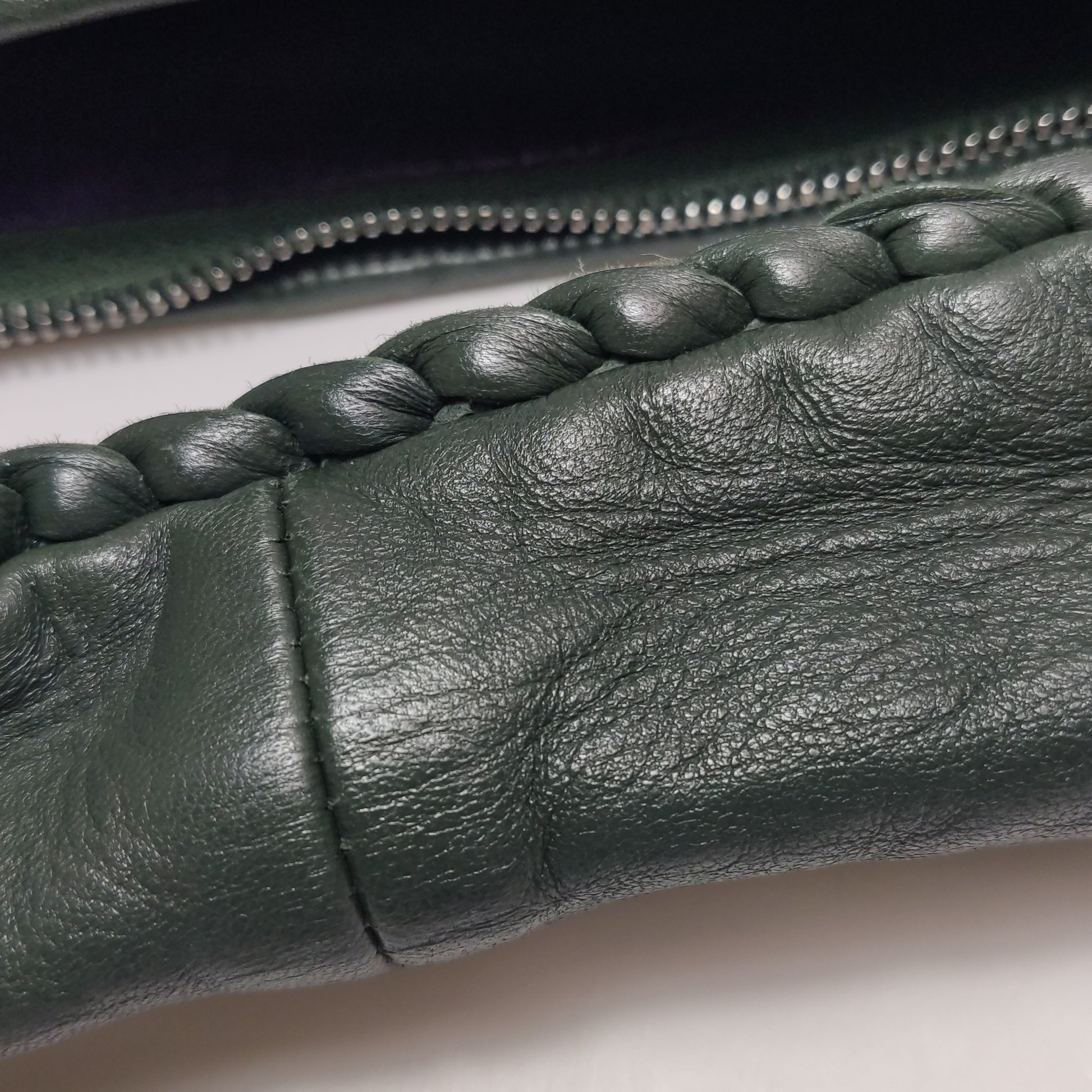 Bottega Veneta Belly Hobo Dark Green