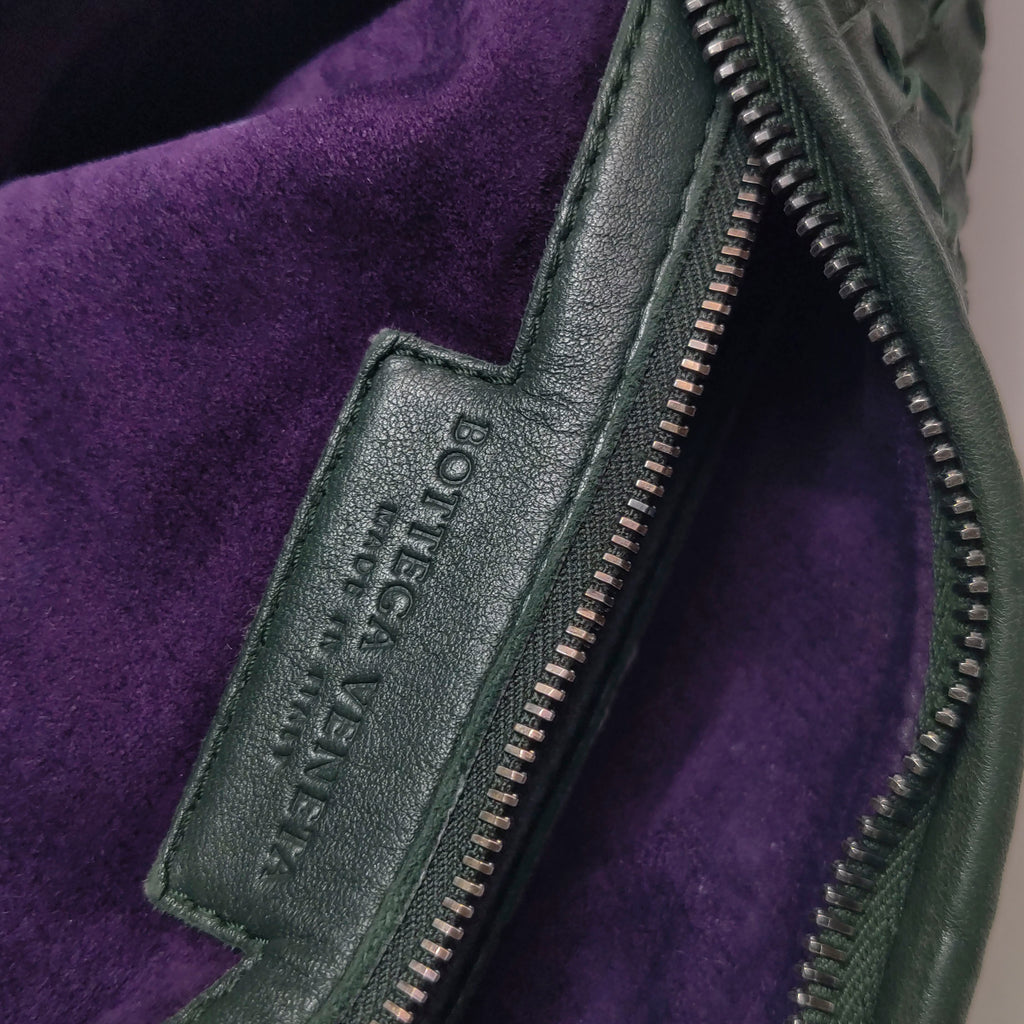 Bottega Veneta Belly Hobo Dark Green