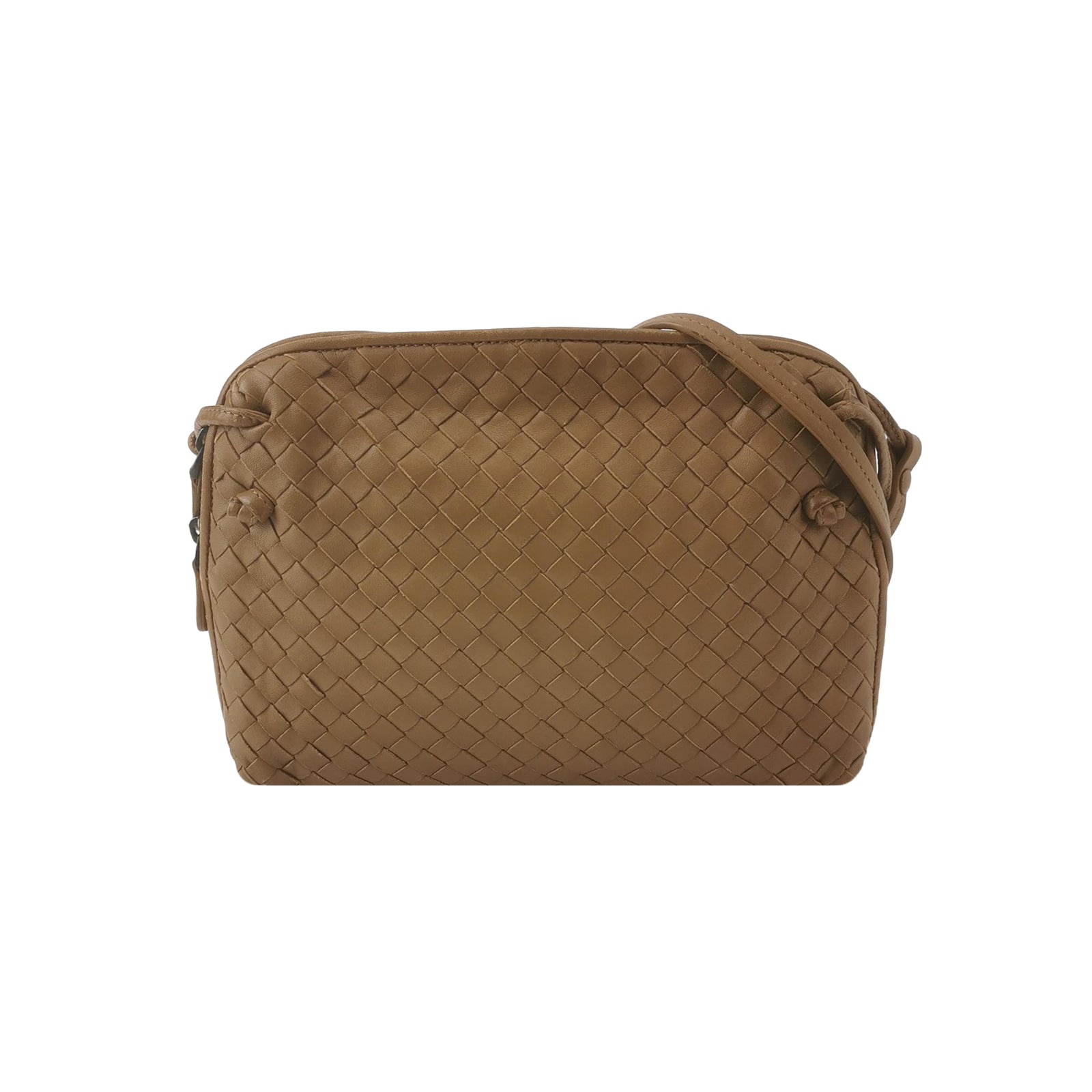 Bottega Veneta Nodini Crossbody Dark Beige