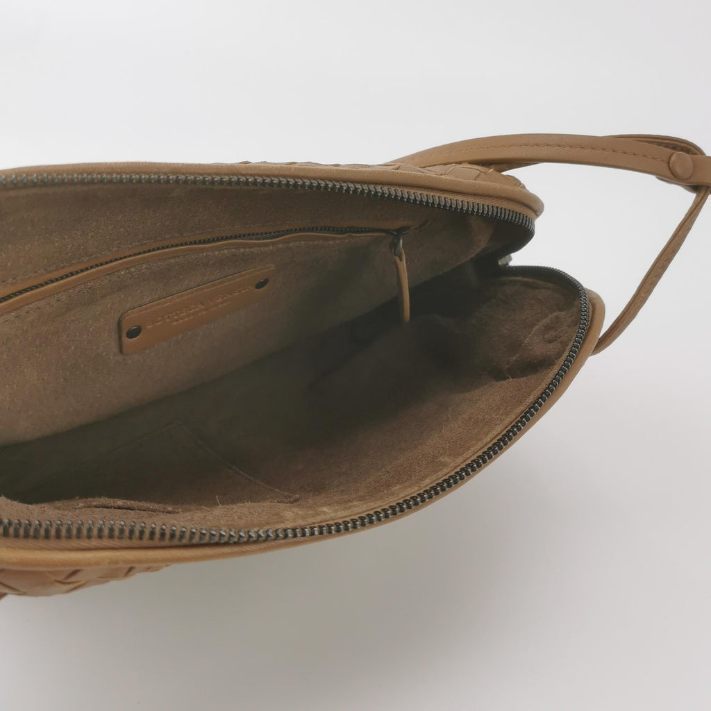 Bottega Veneta Nodini Crossbody Dark Beige