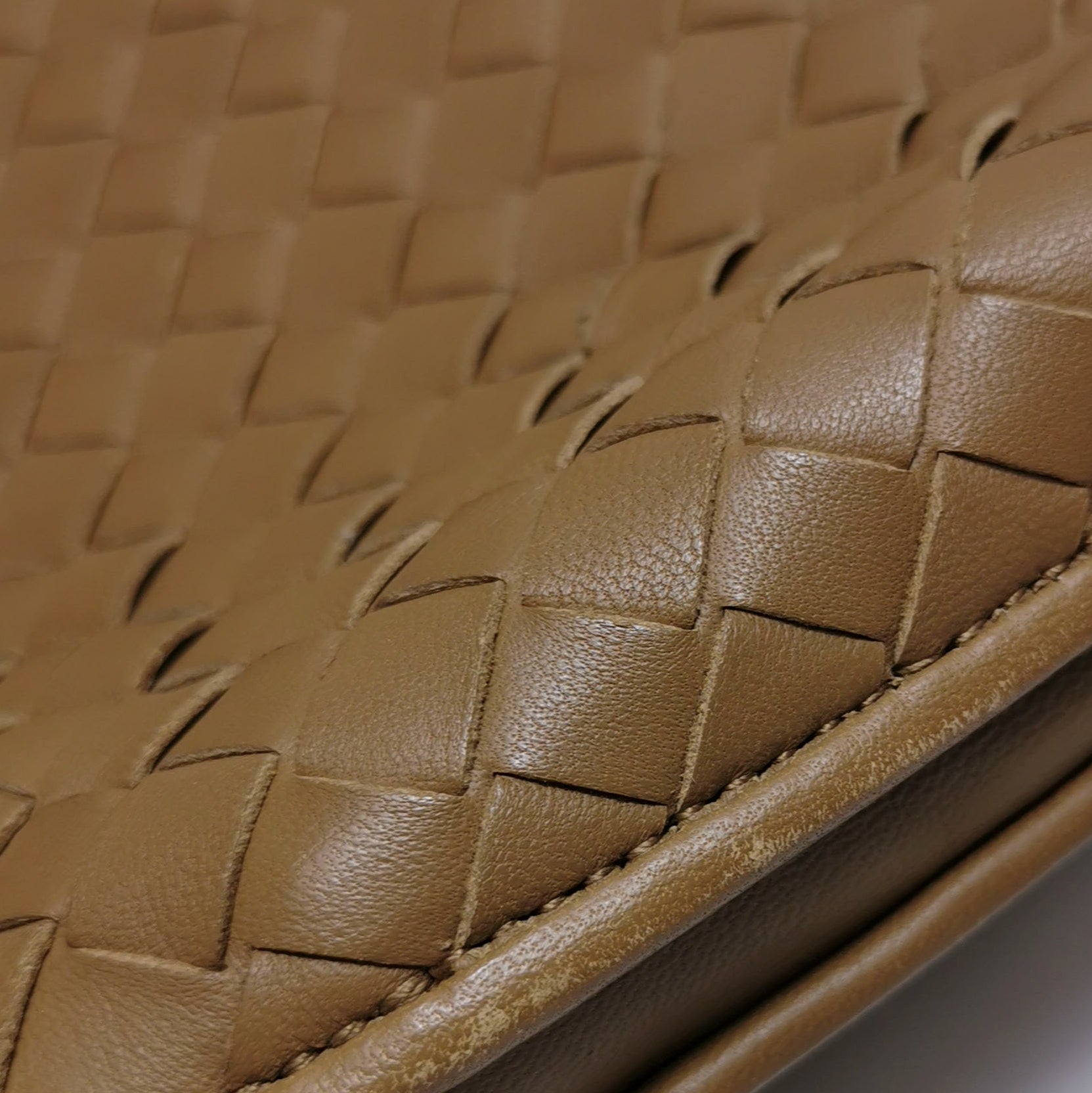 Bottega Veneta Nodini Crossbody Dark Beige