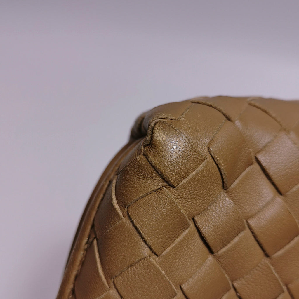 Bottega Veneta Nodini Crossbody Dark Beige