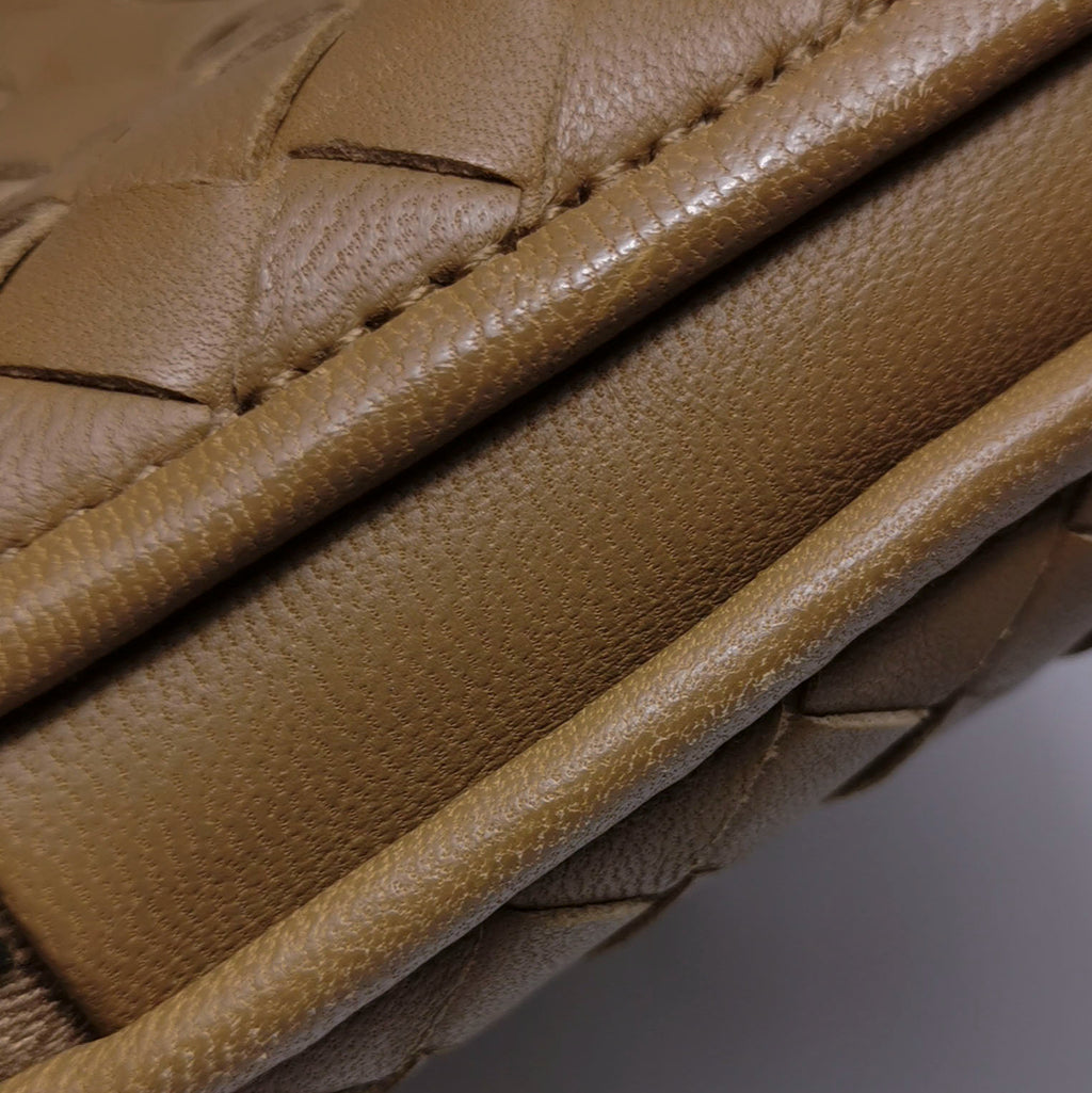 Bottega Veneta Nodini Crossbody Dark Beige