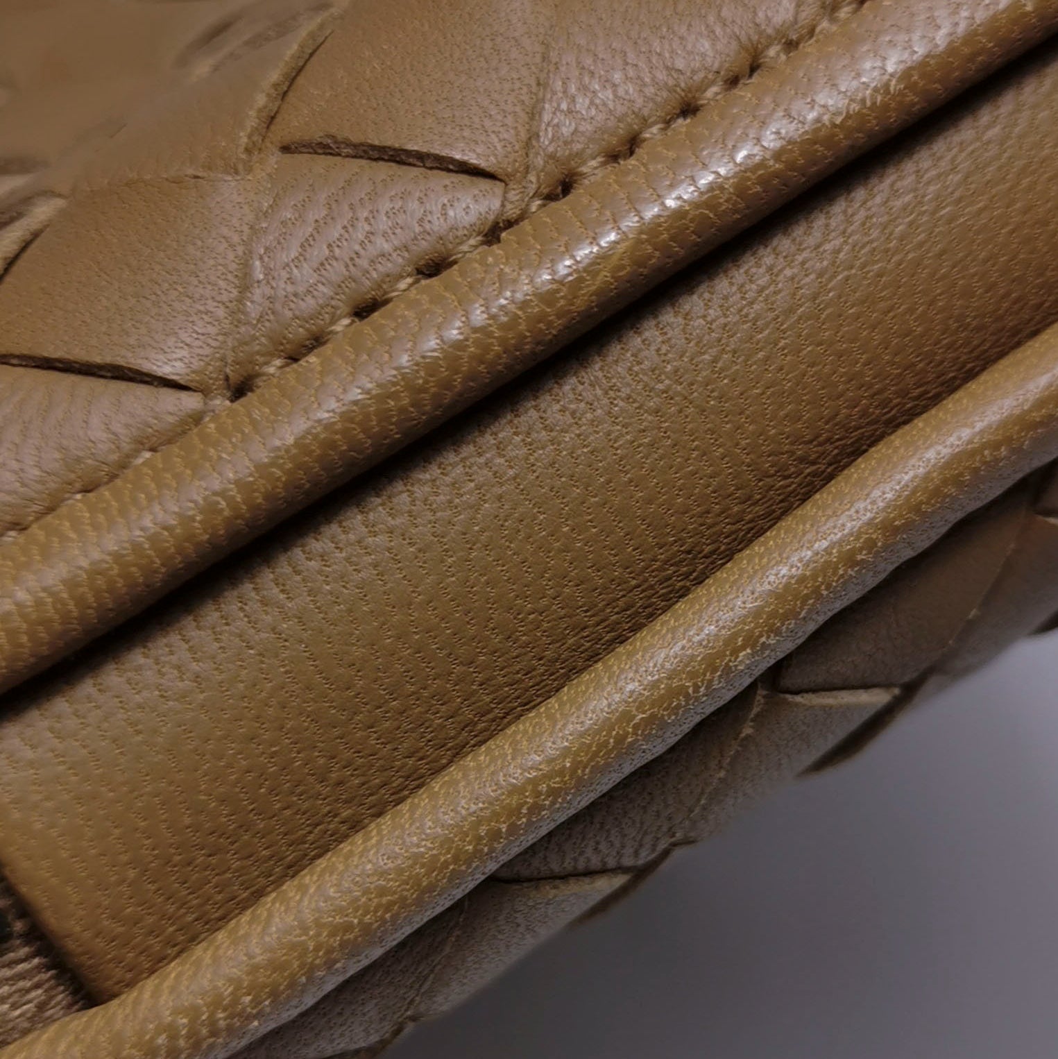 Bottega Veneta Nodini Crossbody Dark Beige
