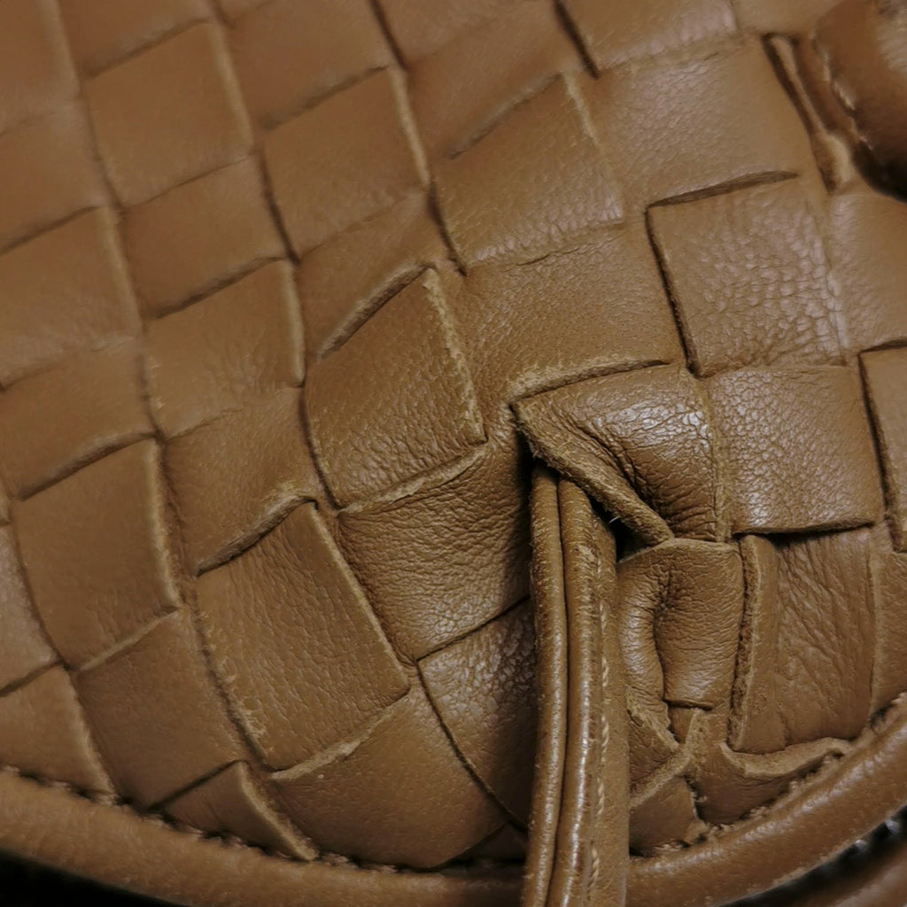 Bottega Veneta Nodini Crossbody Dark Beige