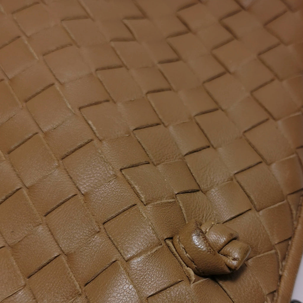 Bottega Veneta Nodini Crossbody Dark Beige