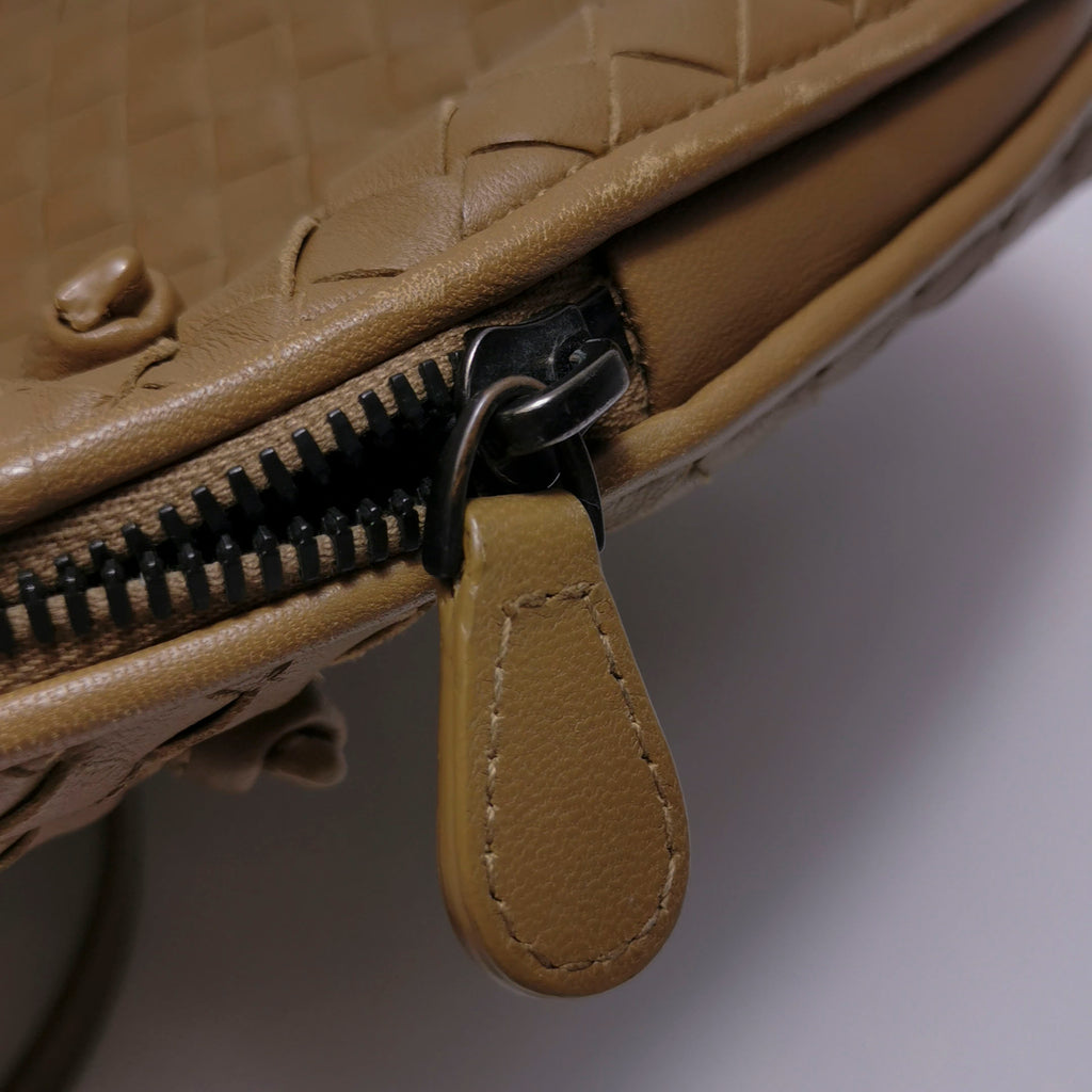 Bottega Veneta Nodini Crossbody Dark Beige