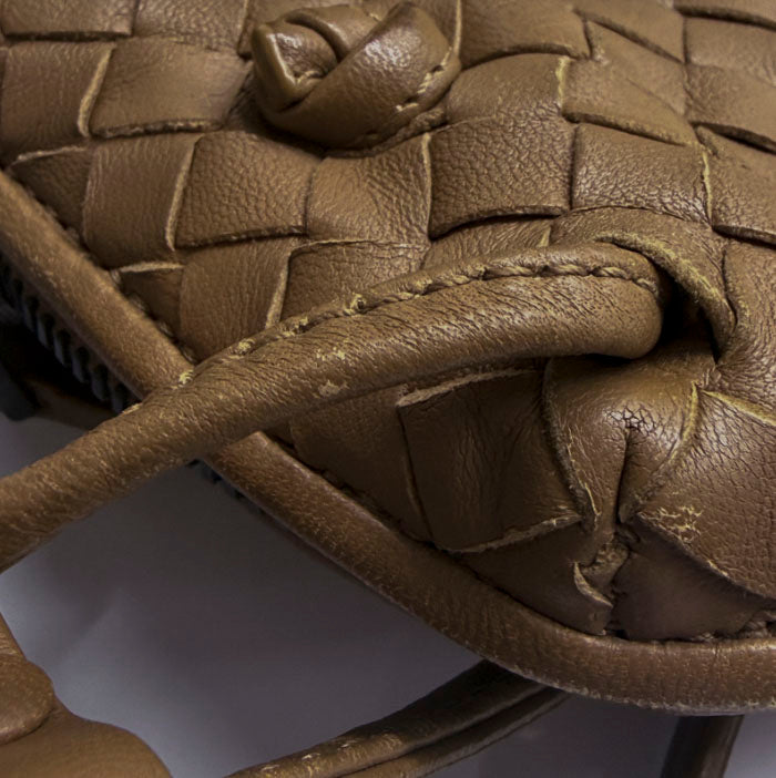 Bottega Veneta Nodini Crossbody Dark Beige