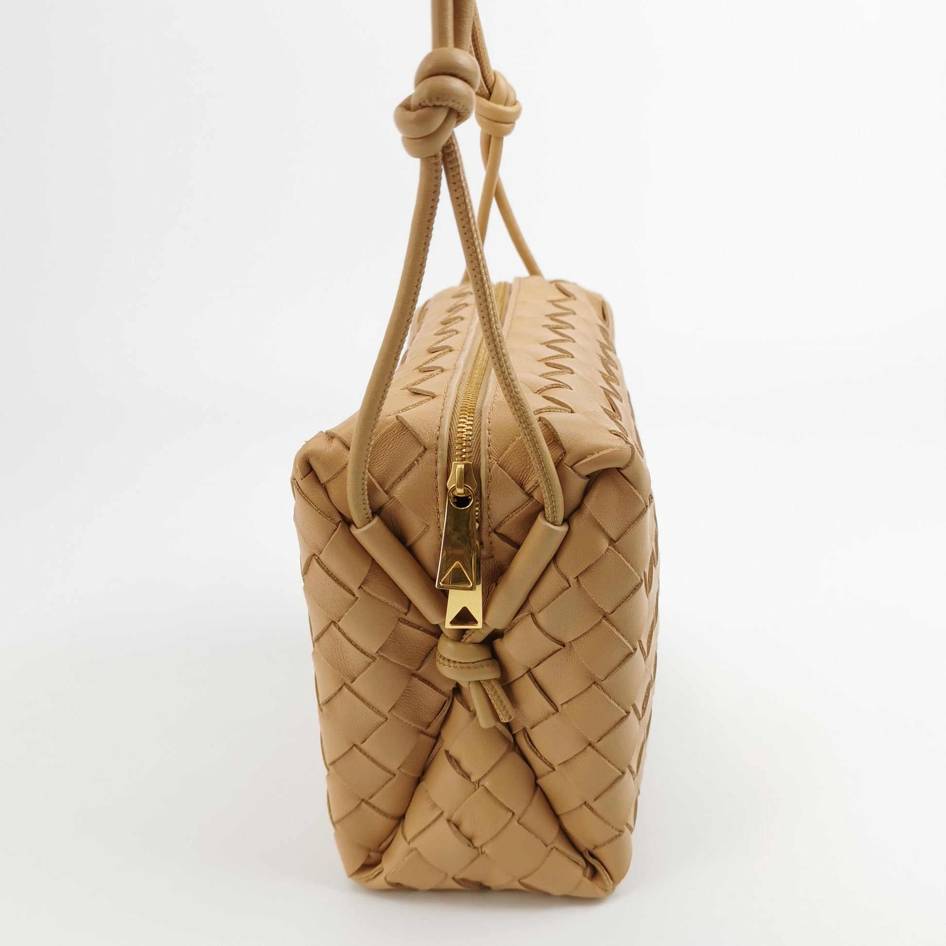Bottega Veneta Loop Small Beige Crossbody