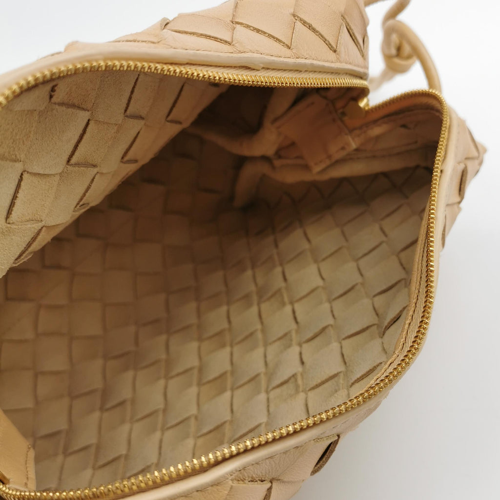 Bottega Veneta Loop Small Beige Crossbody