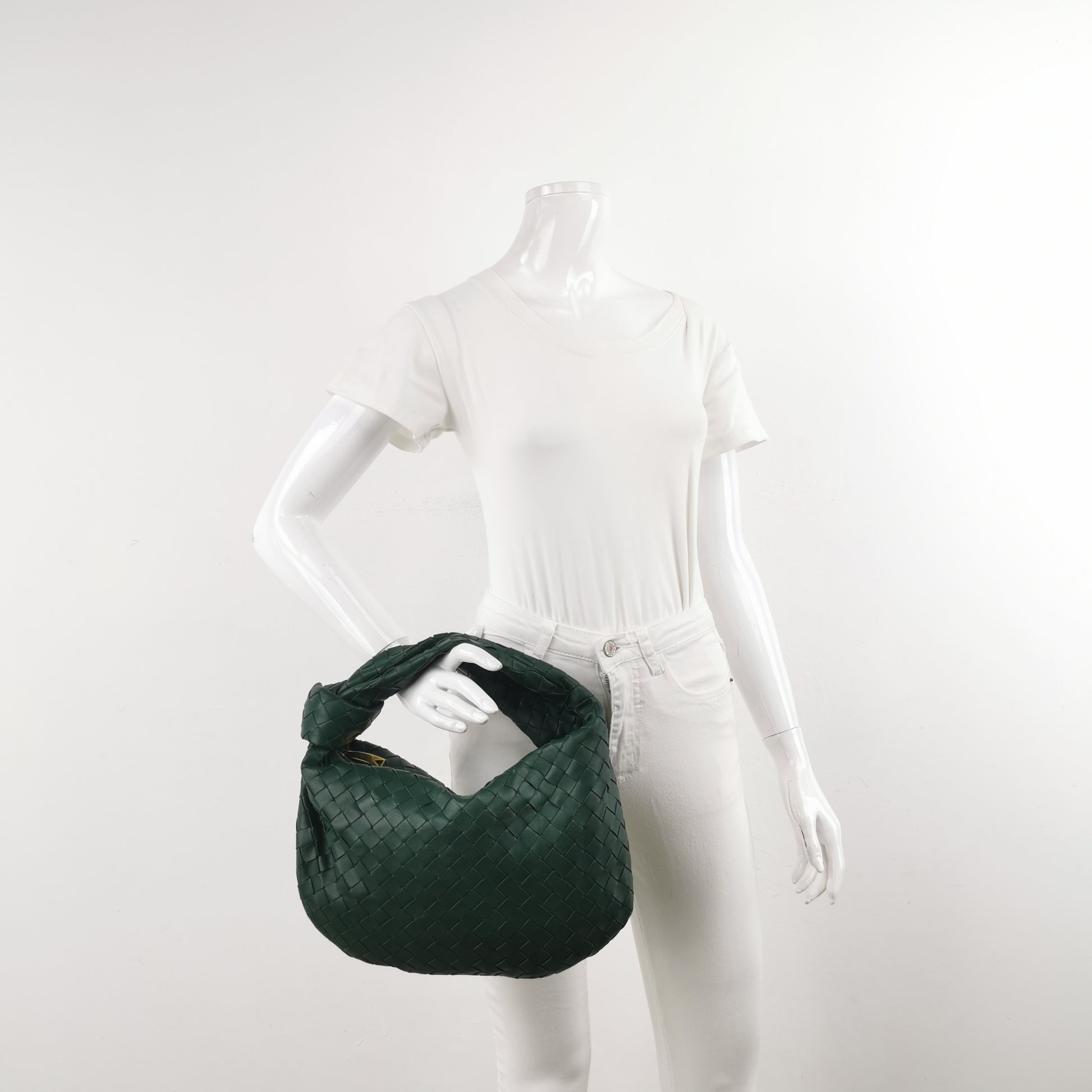 Bottega Veneta Jodie Small Dark Green