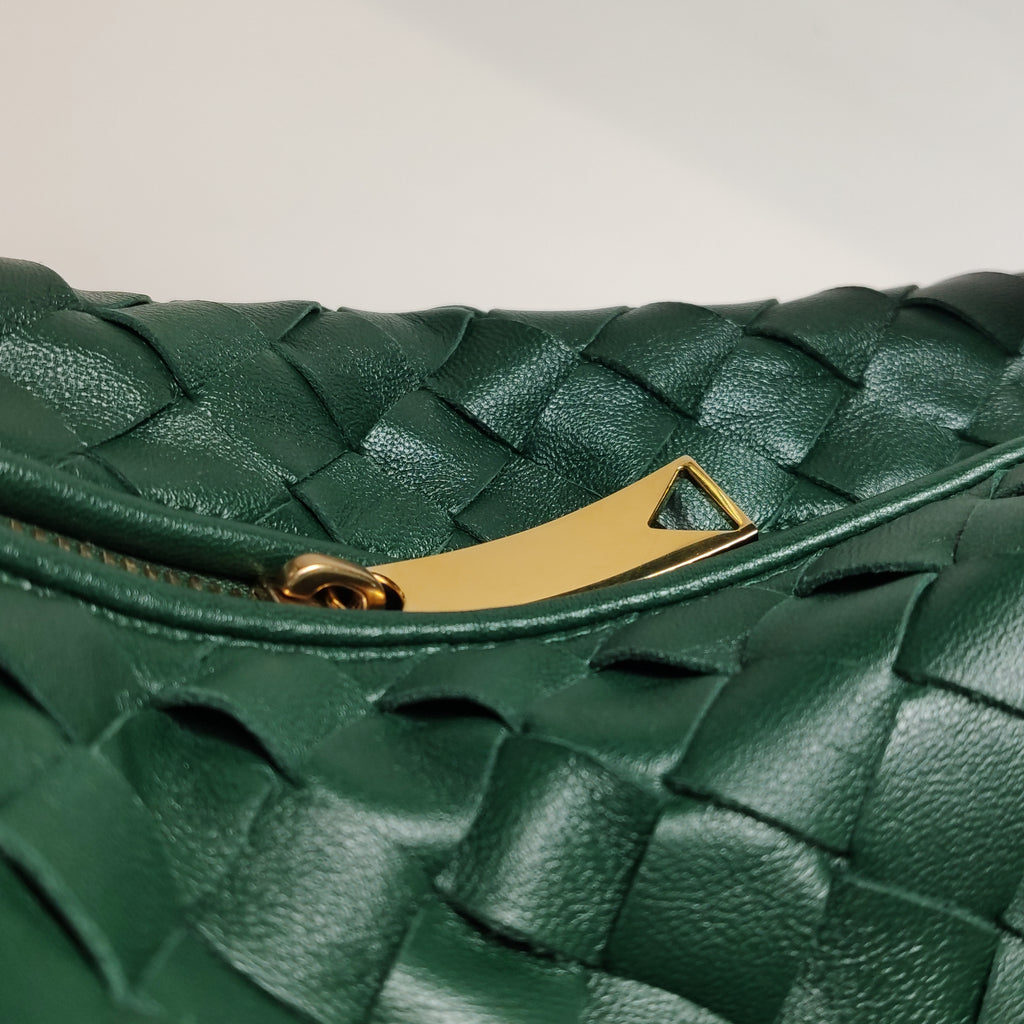 Bottega Veneta Jodie Small Dark Green