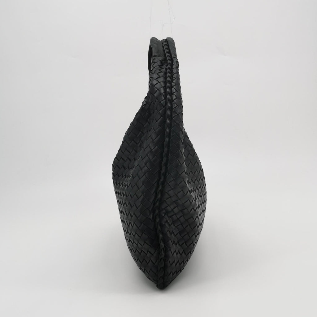 Bottega Veneta Intrecciato Hobo Large Black