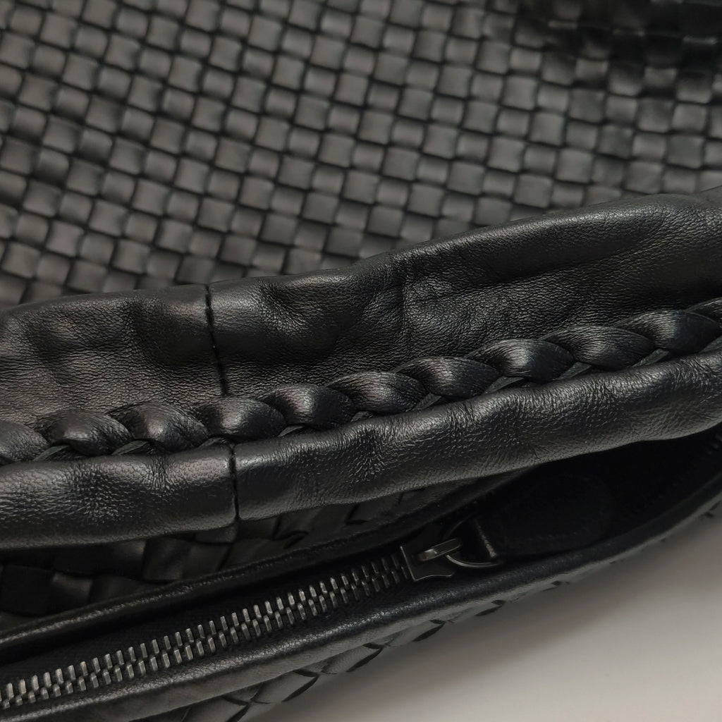 Bottega Veneta Intrecciato Hobo Large Black