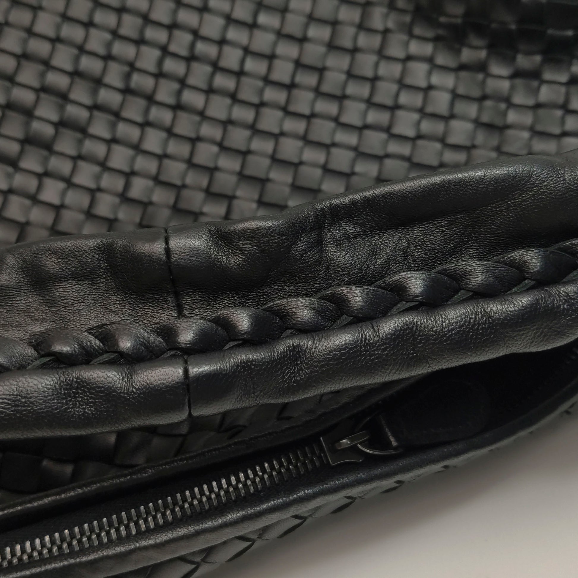 Bottega Veneta Intrecciato Hobo Large Black