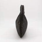 Bottega Veneta Intrecciato Hobo Eyelets Dark Brown