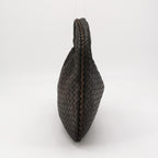 Bottega Veneta Intrecciato Hobo Eyelets Dark Brown