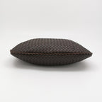 Bottega Veneta Intrecciato Hobo Eyelets Dark Brown