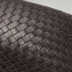 Bottega Veneta Intrecciato Hobo Eyelets Dark Brown