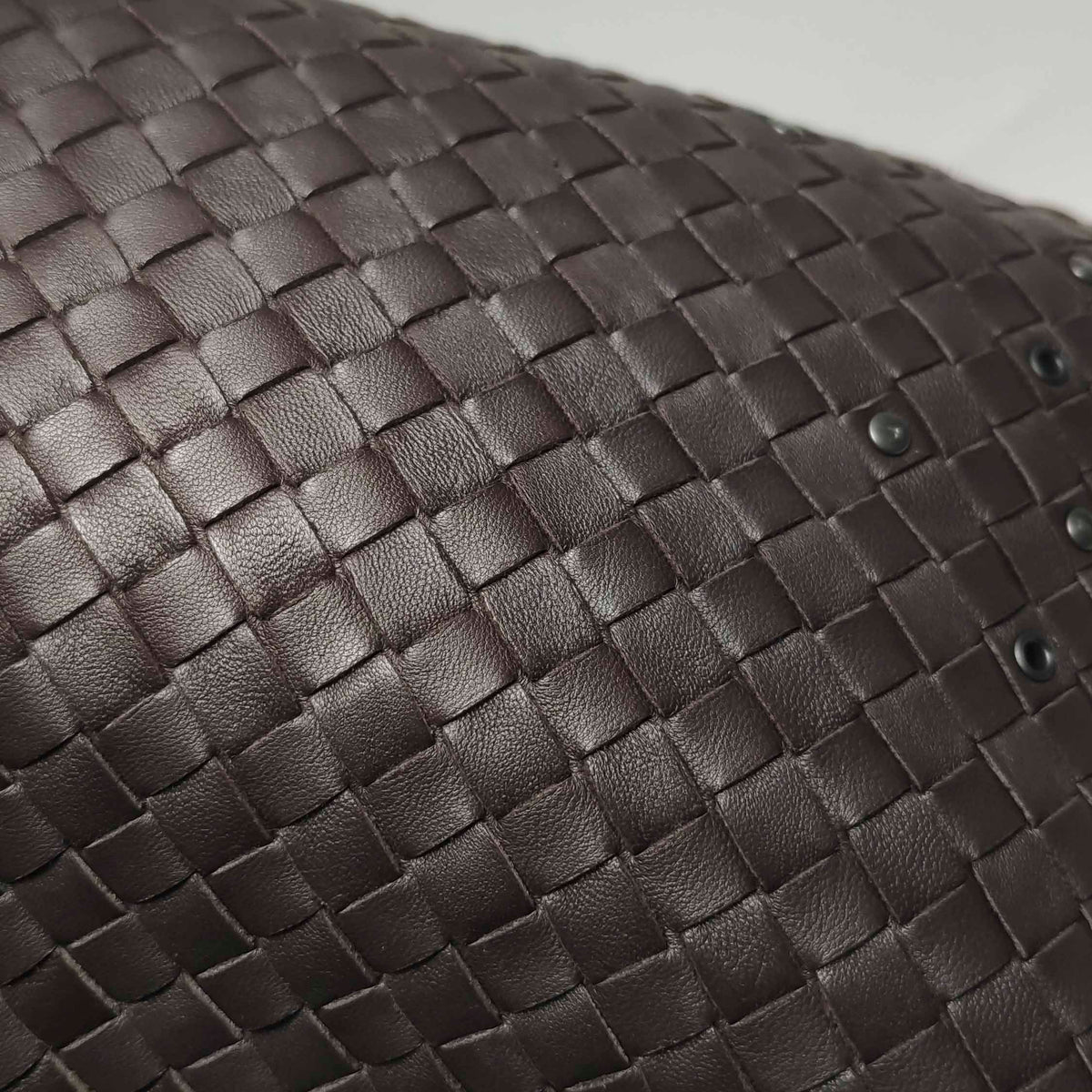 Bottega Veneta Intrecciato Hobo Eyelets Dark Brown