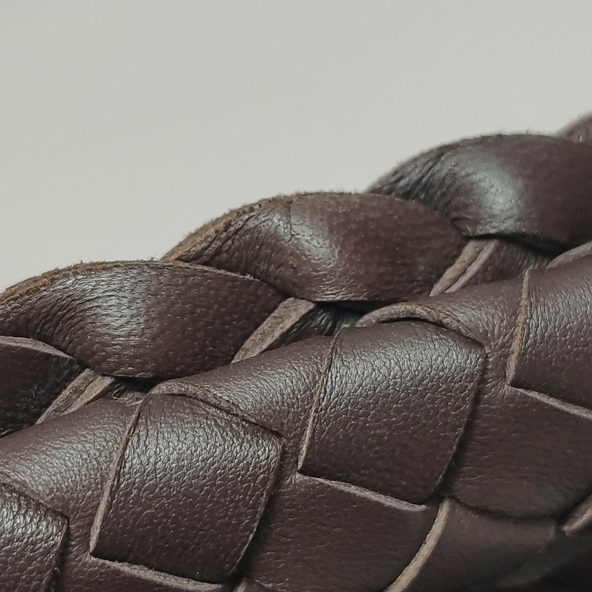 Bottega Veneta Intrecciato Hobo Eyelets Dark Brown