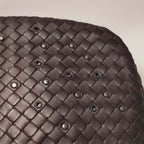Bottega Veneta Intrecciato Hobo Eyelets Dark Brown