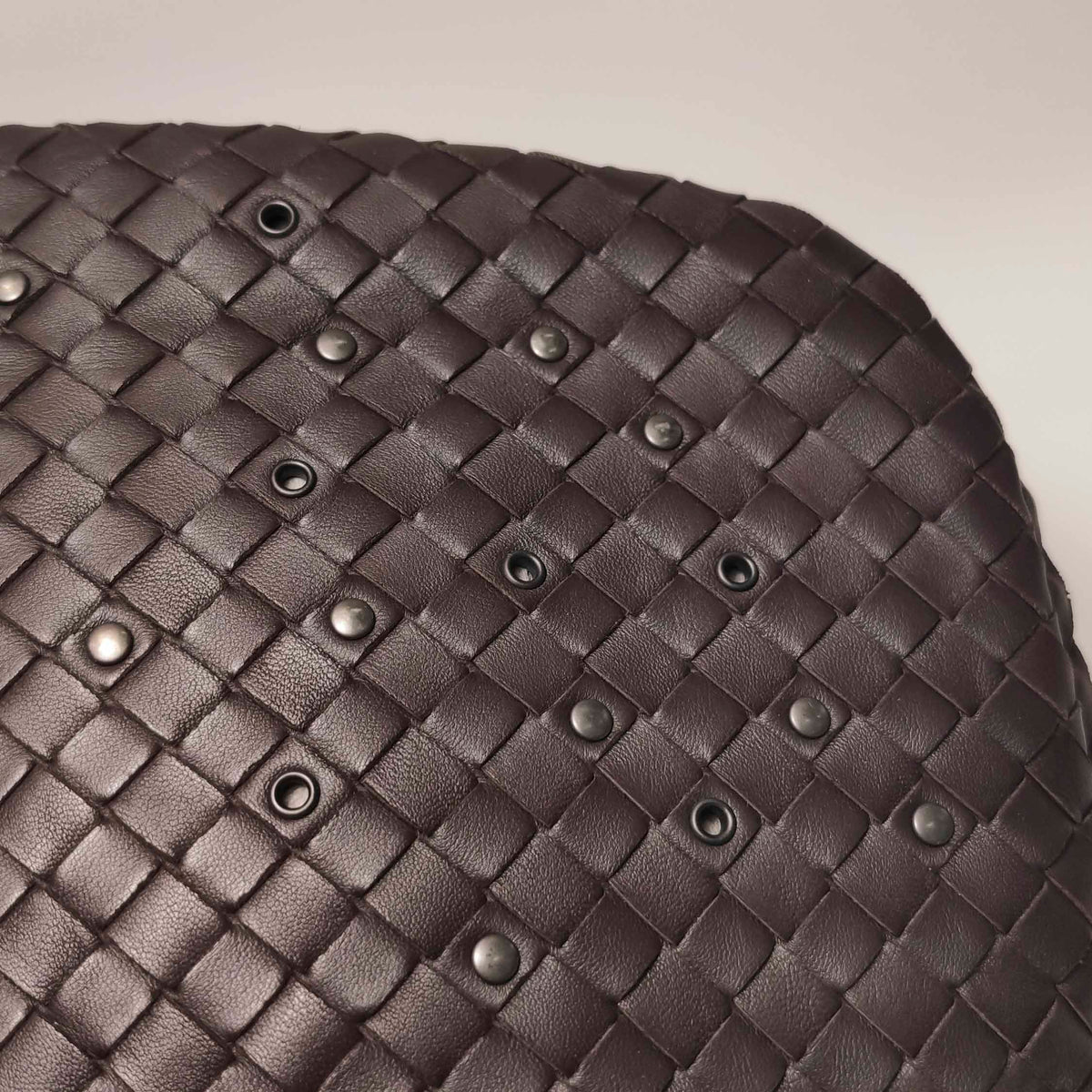 Bottega Veneta Intrecciato Hobo Eyelets Dark Brown