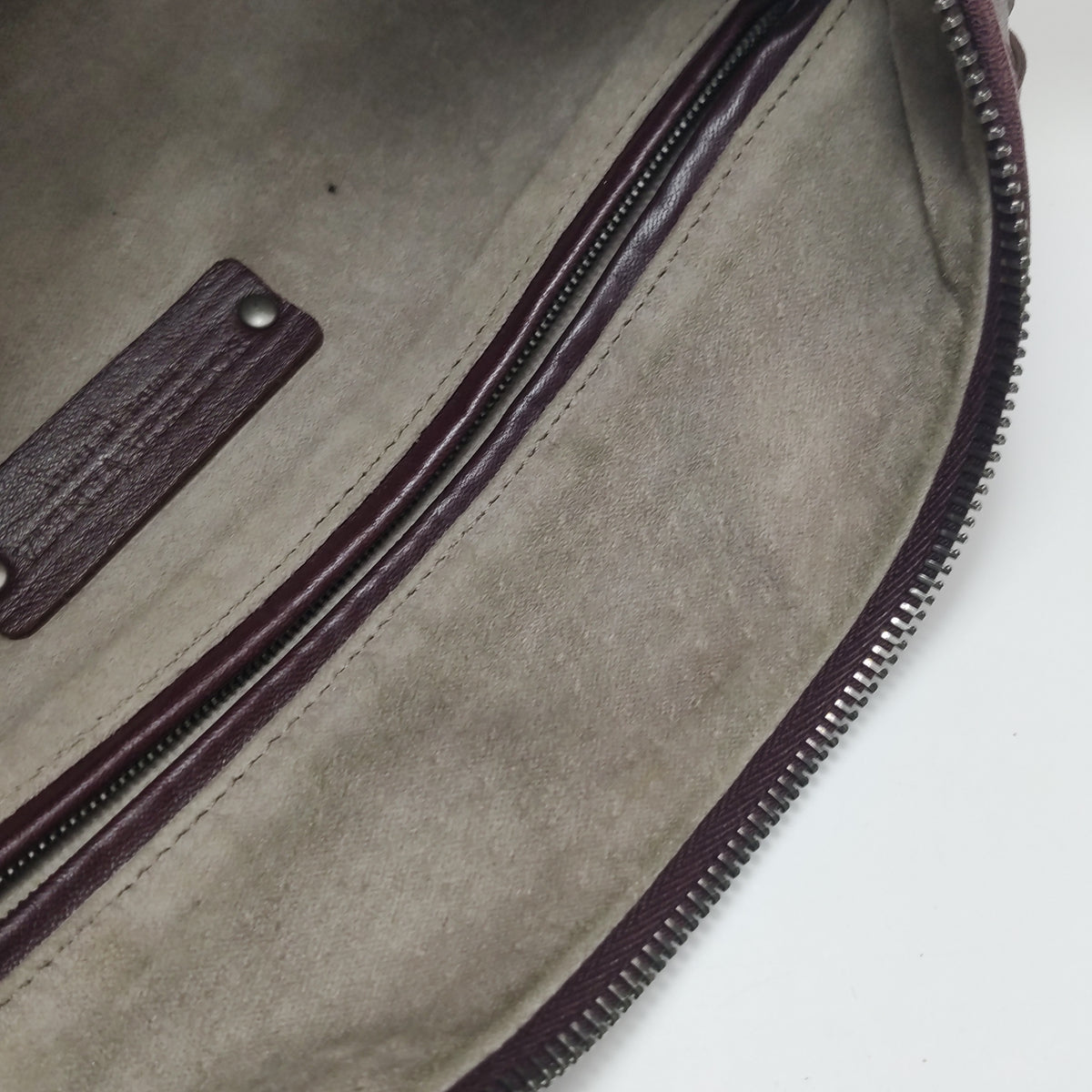 Bottega Veneta Intrecciato Shoulder Bag Burgundy