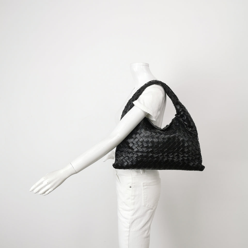 Bottega Veneta Hop Small Black GHW