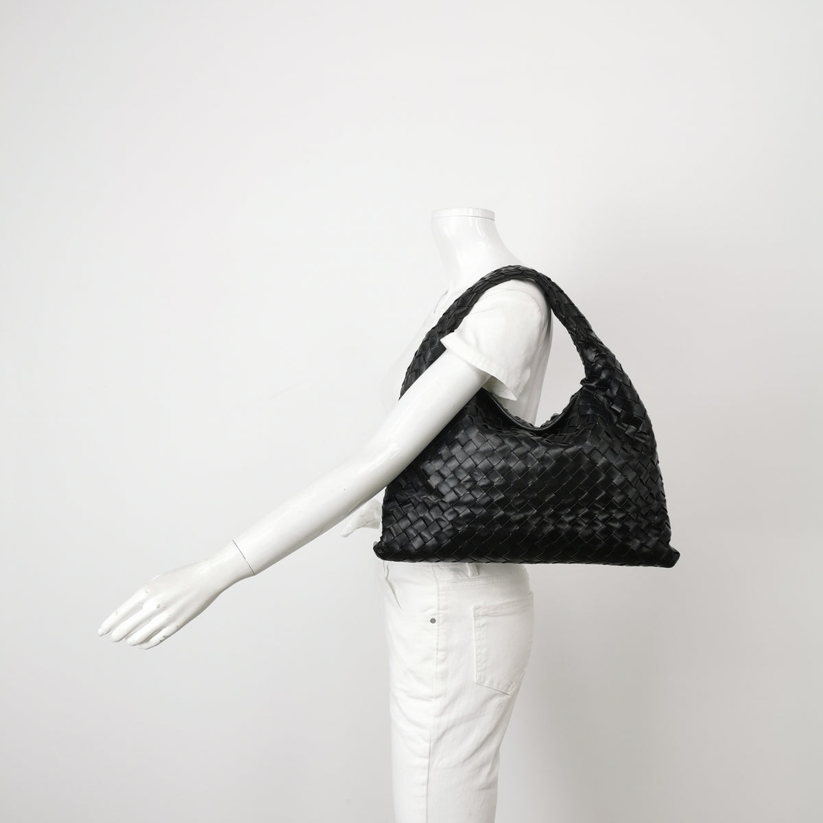 Bottega Veneta Hop Small Black GHW