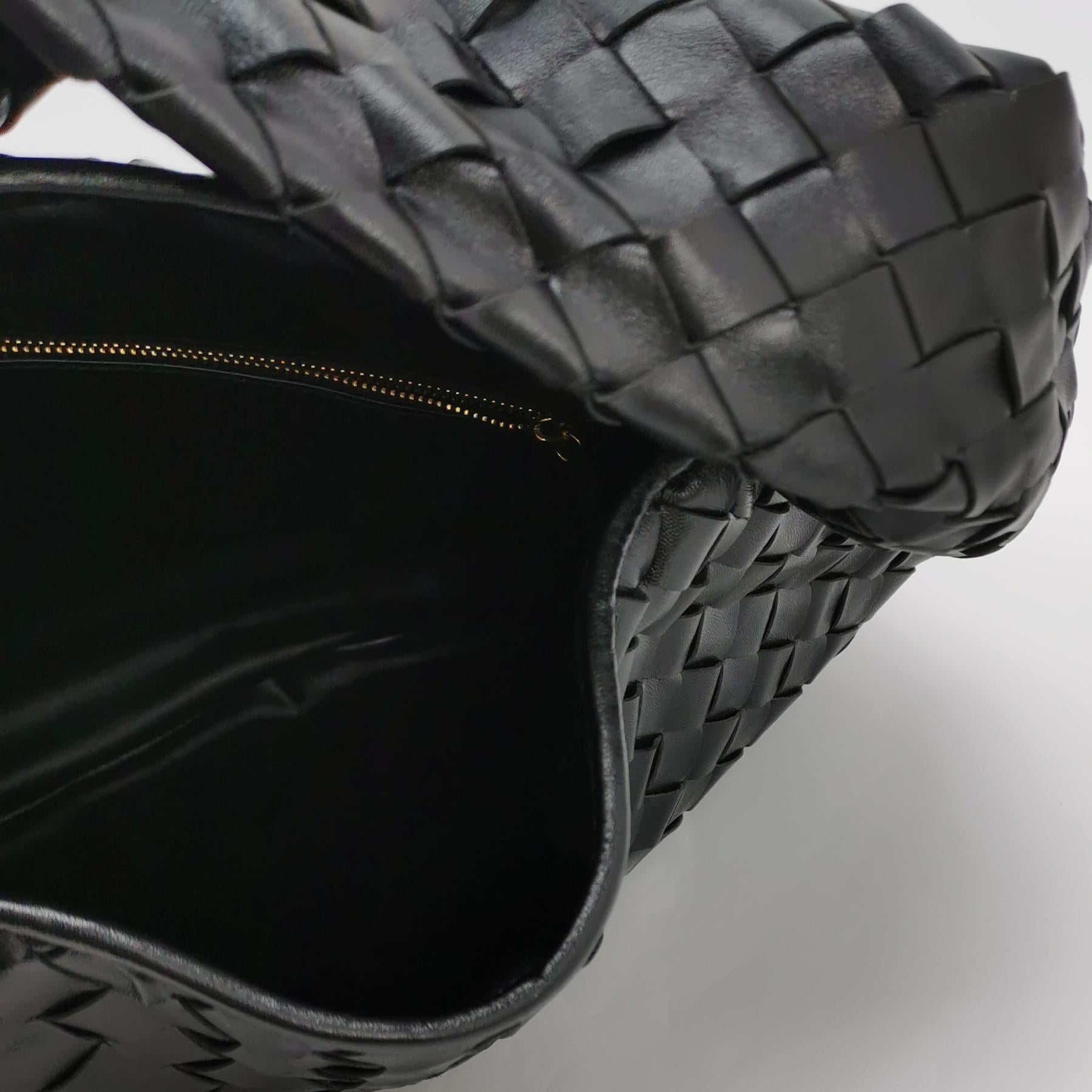 Bottega Veneta Hop Small Black GHW
