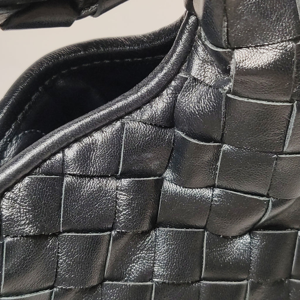 Bottega Veneta Hop Mini Crossbody Black